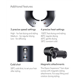 Dyson Supersonic Hair Dryer HD15 with Flyaway Smoother